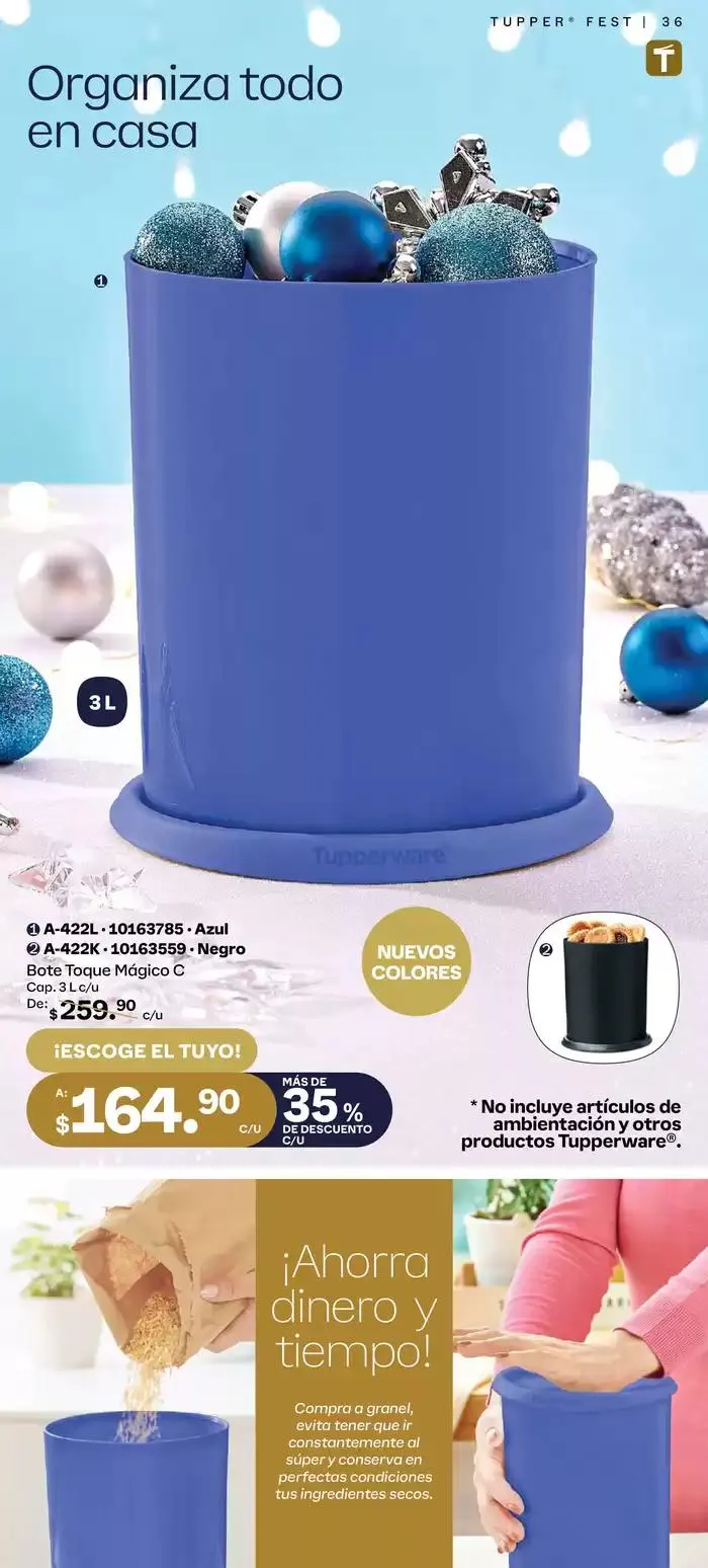 Catálogo de Tupper Tips 20 de diciembre al 29 de diciembre 2024 - Pagina 36