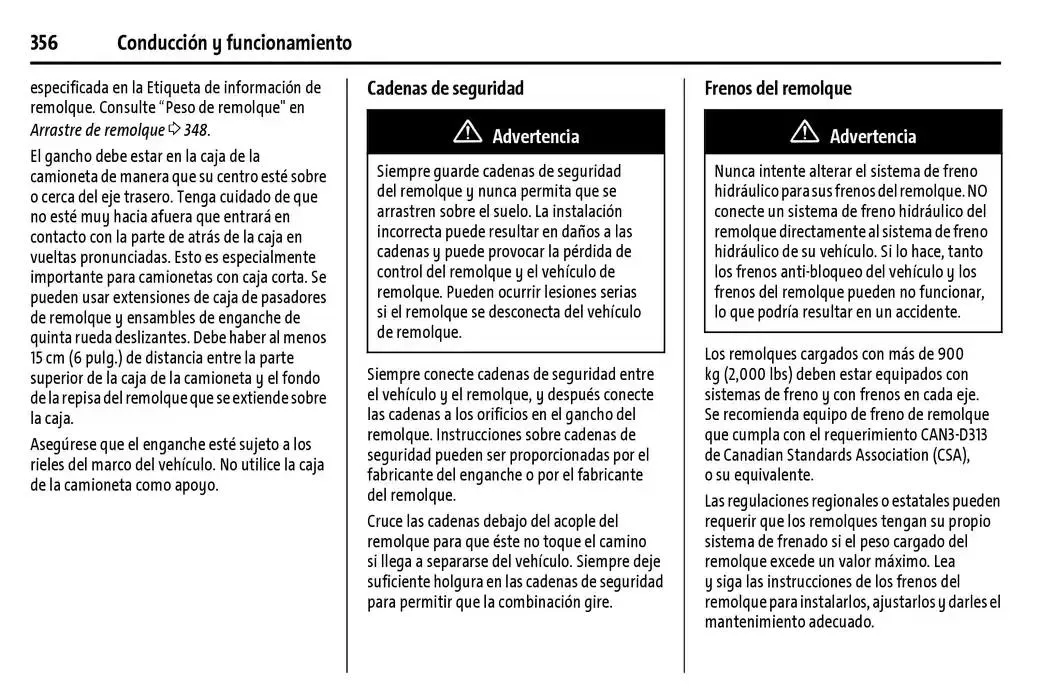 Catálogo de Cheyenne 2025 Manual del propietario 22 de enero al 31 de diciembre 2025 - Pagina 357