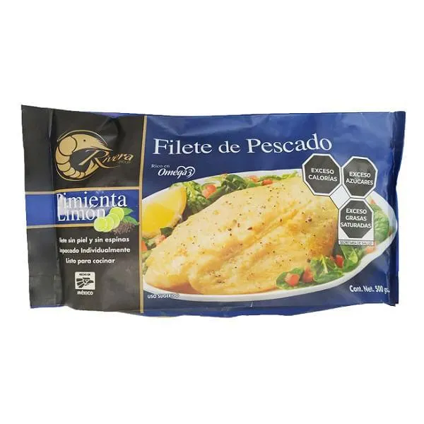 Filete Basa pimienta limon Rivera Group 500 g