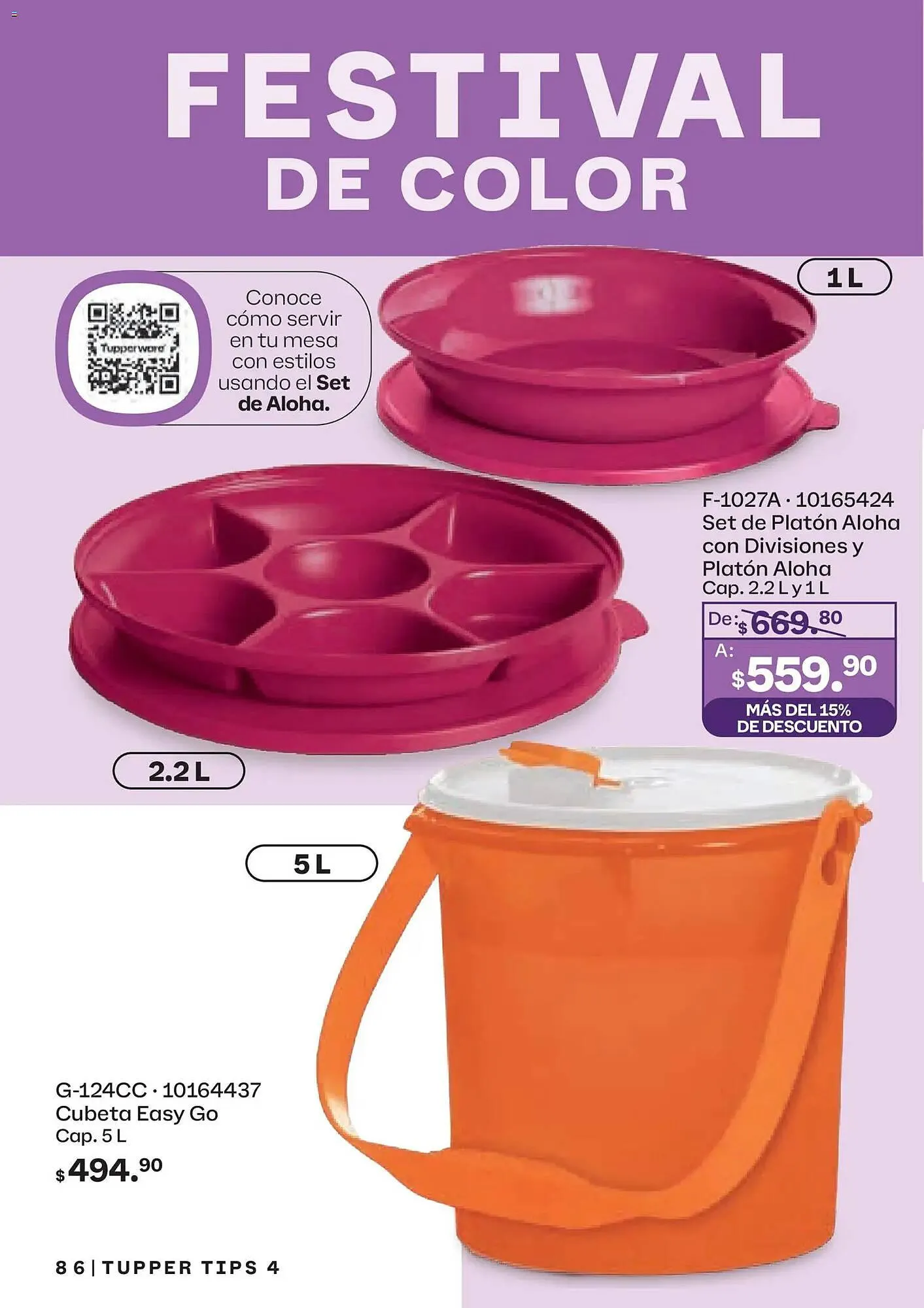 Catálogo de Catálogo Tupperware 23 de marzo al 20 de abril 2026 - Pagina 86