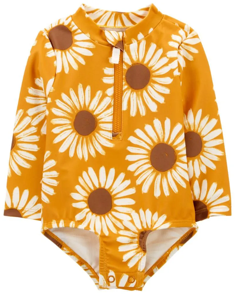 Traje De Baño De 1 Pieza Girasol De Carter's