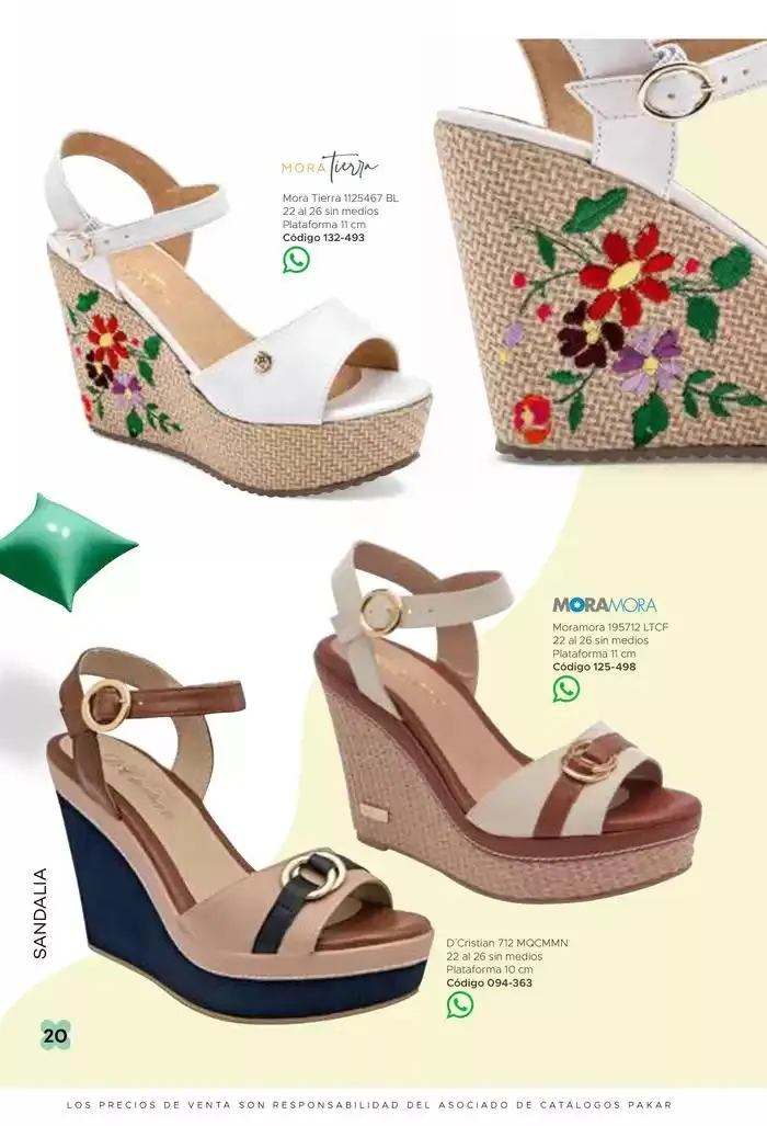 Catálogo de Pakar Sandalia 31 de enero al 31 de mayo 2025 - Pagina 20