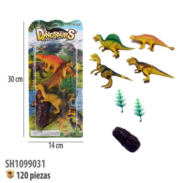 DINOSAURIOS CON ACCESORIOS