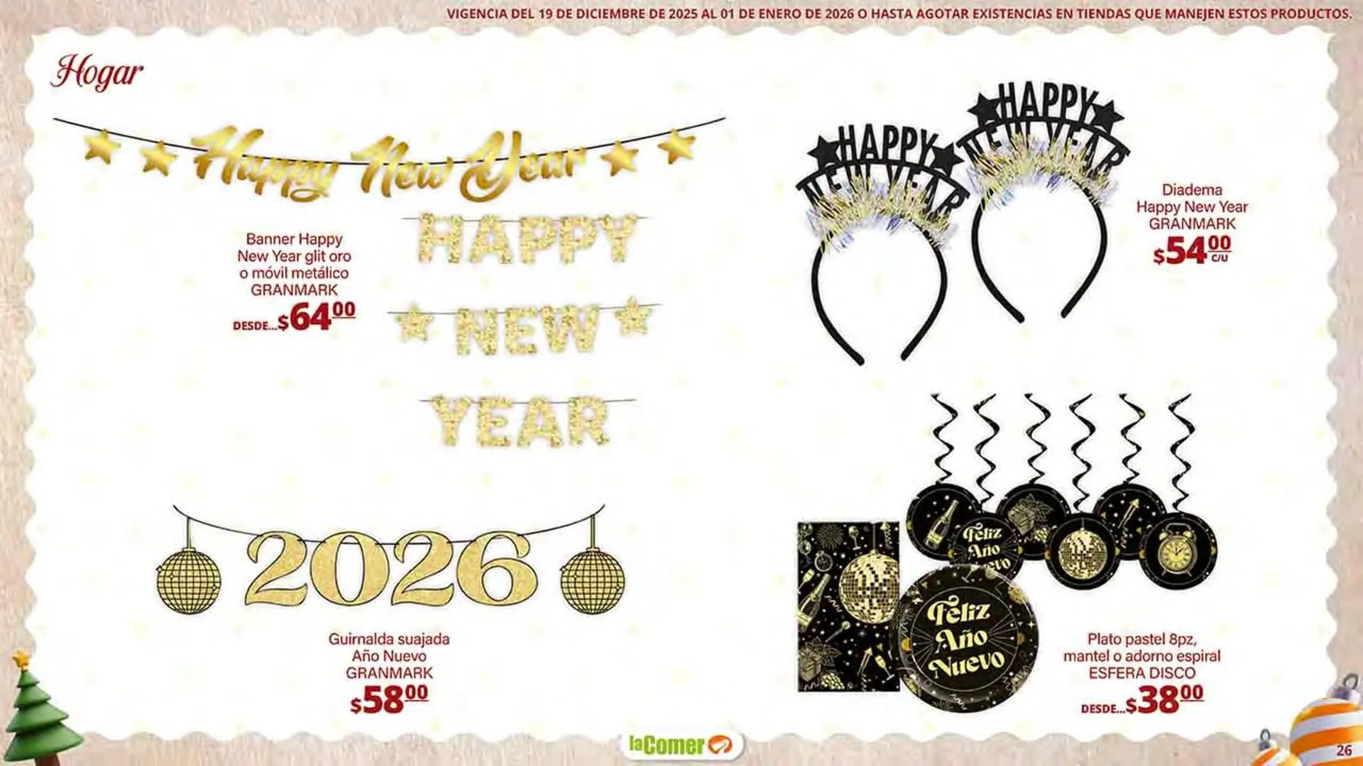 Catálogo de Folleto La Comer 19 de diciembre al 1 de enero 2026 - Pagina 26