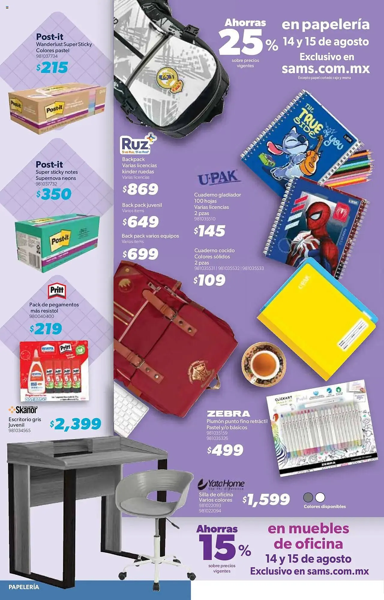 Catálogo de Catálogo Sam's Club 7 de agosto al 4 de septiembre 2025 - Pagina 2