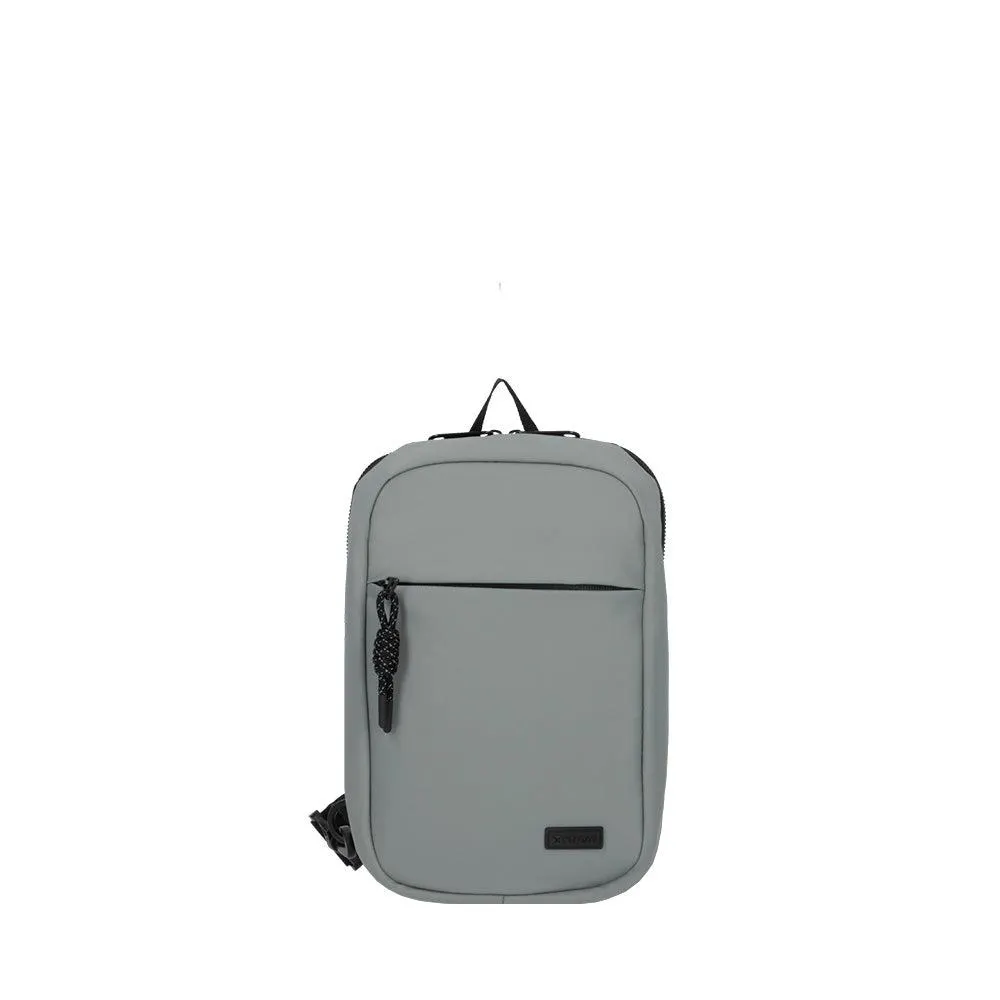 Bolso cruzado sling LUKE gris S