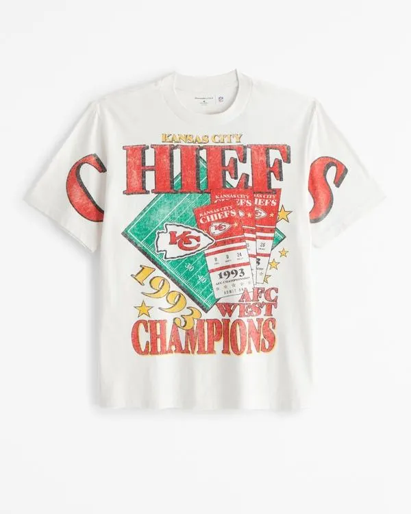 Kansas City Chiefs Vintage-Inspired Graphic Tee