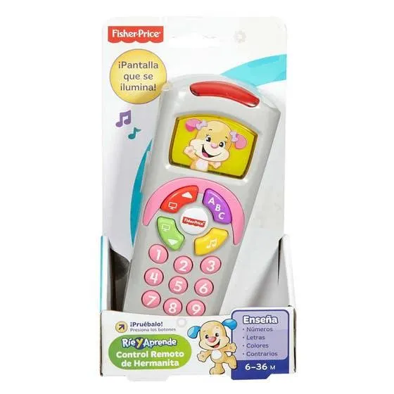 Mattel Fisher-Price Ríe y Aprende Control Remoto de Hermanita DLH82