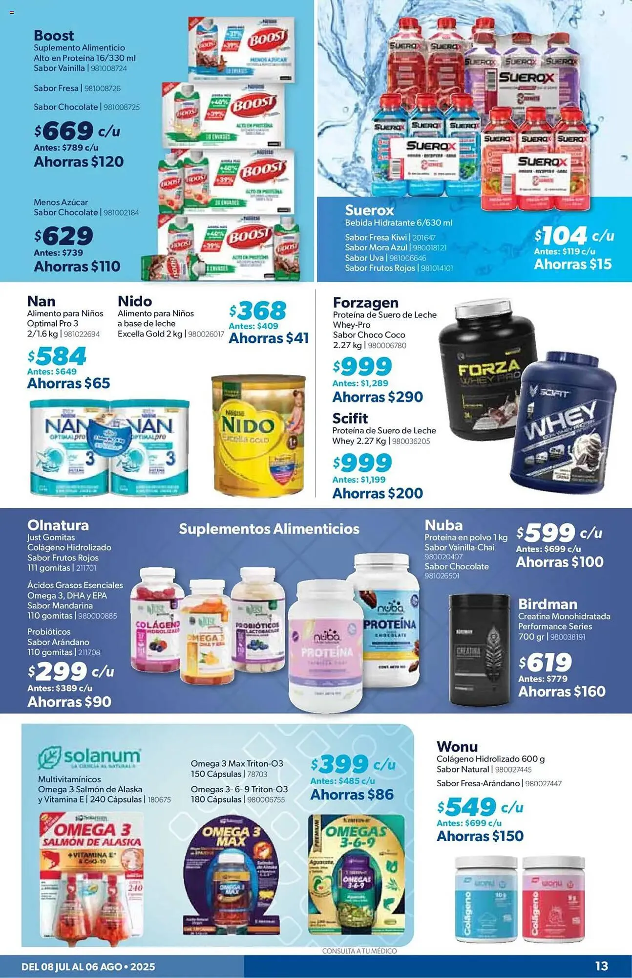 Catálogo de Catálogo Sam's Club 8 de julio al 7 de agosto 2025 - Pagina 13