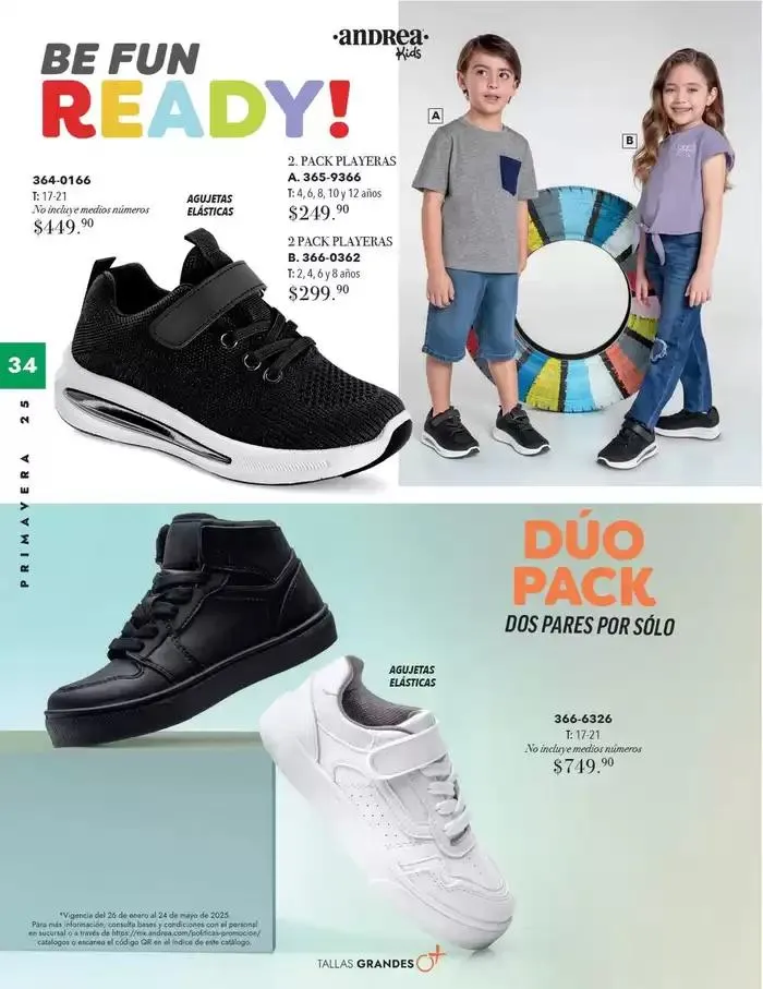 Catálogo de ANDREA | INFANTIL 26 de enero al 24 de mayo 2025 - Pagina 34