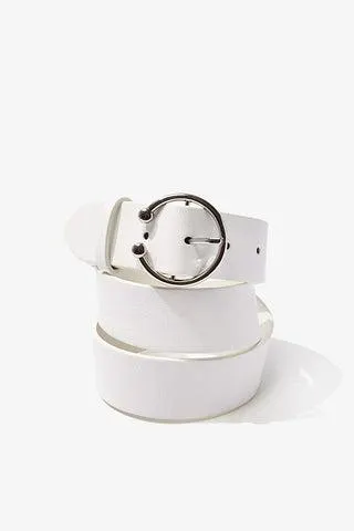 CINTURON DELGADO BLANCO