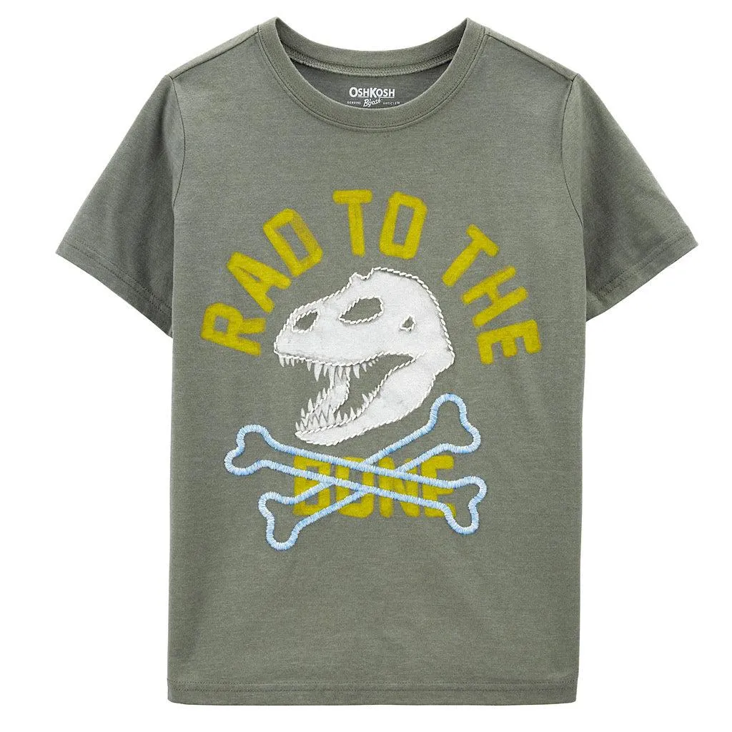 Playera Oshkosh de dinosaurio para niño