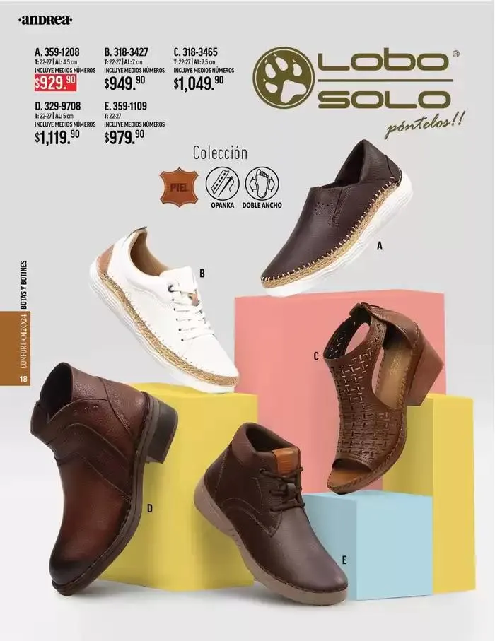 Catálogo de ANDREA - CALZADO CONFORT 26 de agosto al 25 de enero 2025 - Pagina 11