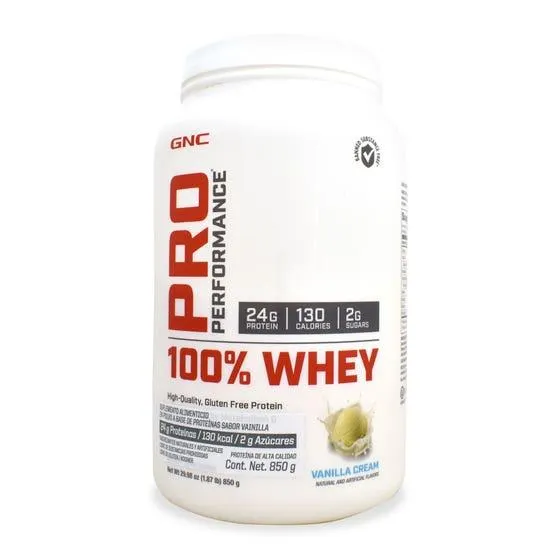 100% Whey Proteína de suero de leche Pro Performance Vainilla 850 Gramos
