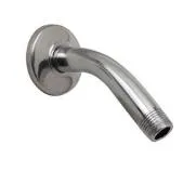 Brazo corto para regadera acabado en cromo 13 cm 45B Rugo