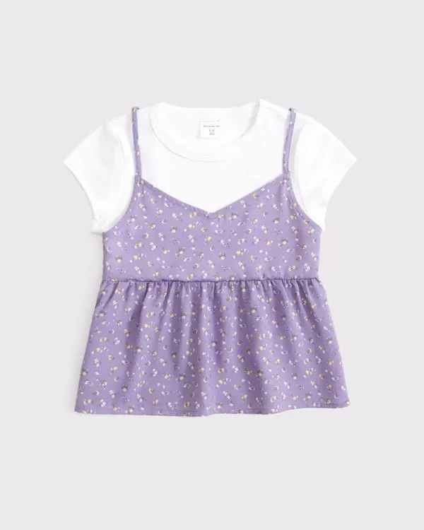 babydoll twofer shirt