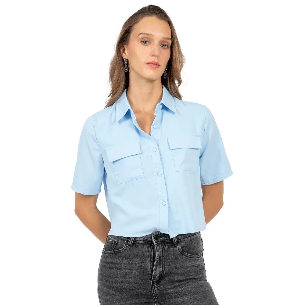 BLUSA CROP PARA DAMA FOREVER 21