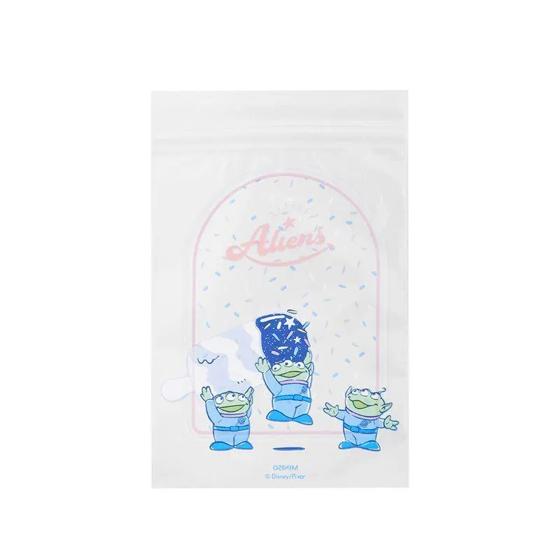 Paquete Bolsas De Sellado Disney Alíen Toy Story Transparentes 10x16 cm Herméticas 15 Piezas