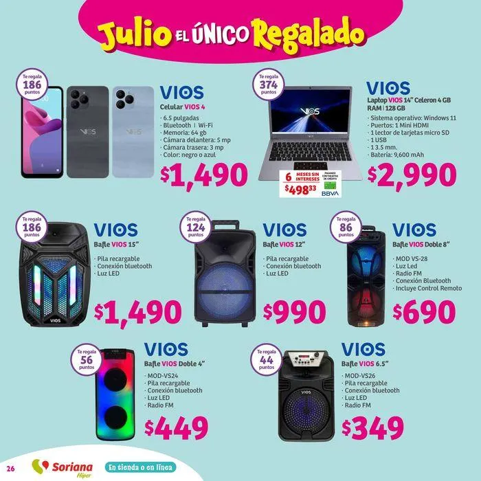 Catálogo de Julio Regalado Híper 22 de julio al 24 de julio 2024 - Pagina 26