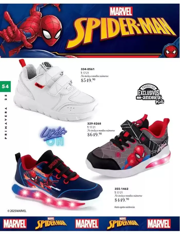 Catálogo de ANDREA | INFANTIL 26 de enero al 24 de mayo 2025 - Pagina 54