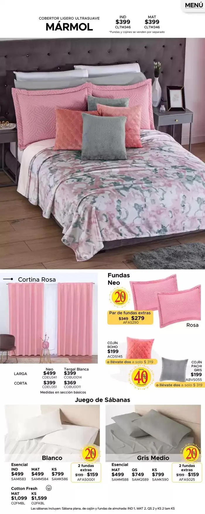 Catálogo de Ofertas Colchas Concord 4 de marzo al 31 de marzo 2025 - Pagina 425