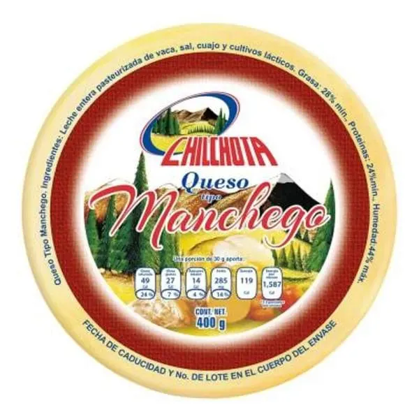 Queso Chilchota manchego 400 g