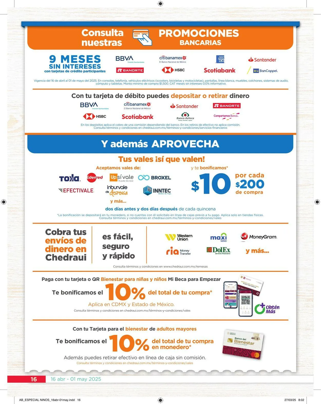 Catálogo de Chedraui Oferta actual 27 de agosto al 10 de septiembre 2025 - Pagina 16