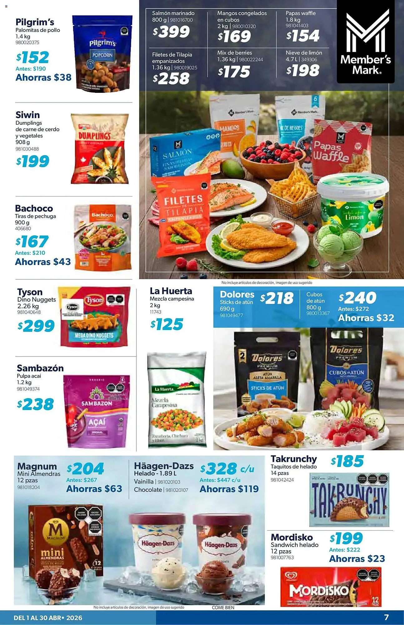 Catálogo de Catálogo Sam's Club 1 de abril al 1 de mayo 2026 - Pagina 7