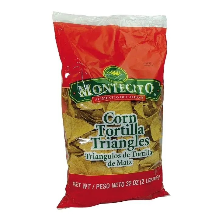 Totopos de maíz triángulo Montecito