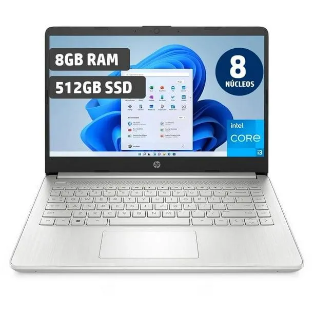 Laptop HP 14-dq5024 Intel Ci3 8GB RAM 512GB SSD