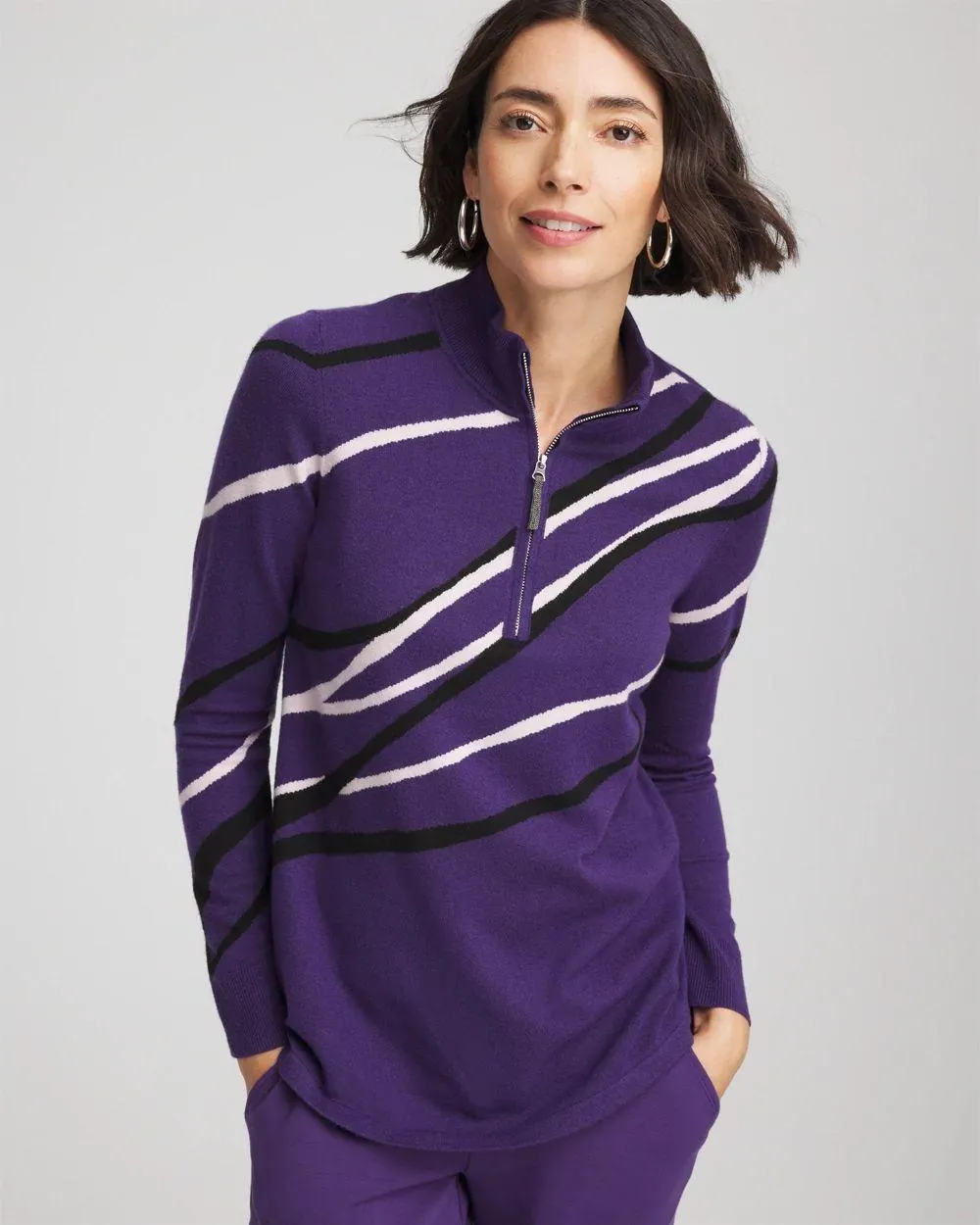 Zenergy ® Luxe Morocco Half-Zip Pullover