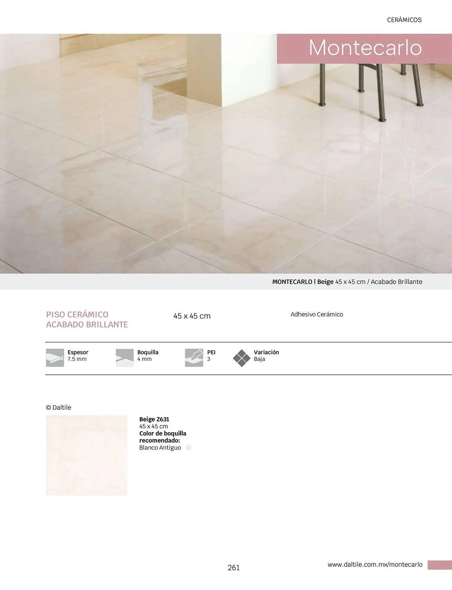 Catálogo de Catálogo Daltile 1 de enero al 31 de diciembre 2024 - Pagina 261