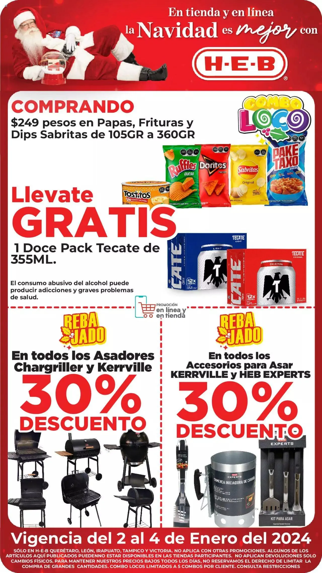Catálogo de H-E-B promociones Navidad 2 de enero al 4 de enero 2024 - Pagina 1