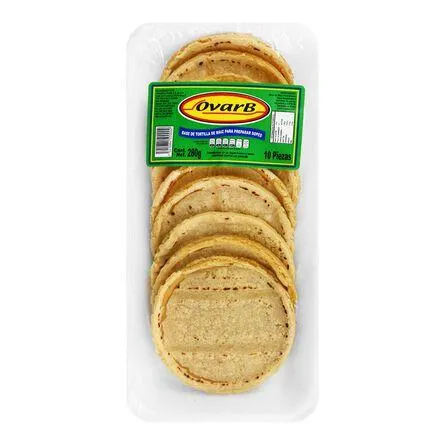 Charola de Sopes Ovarb 10 Piezas 280 gr
