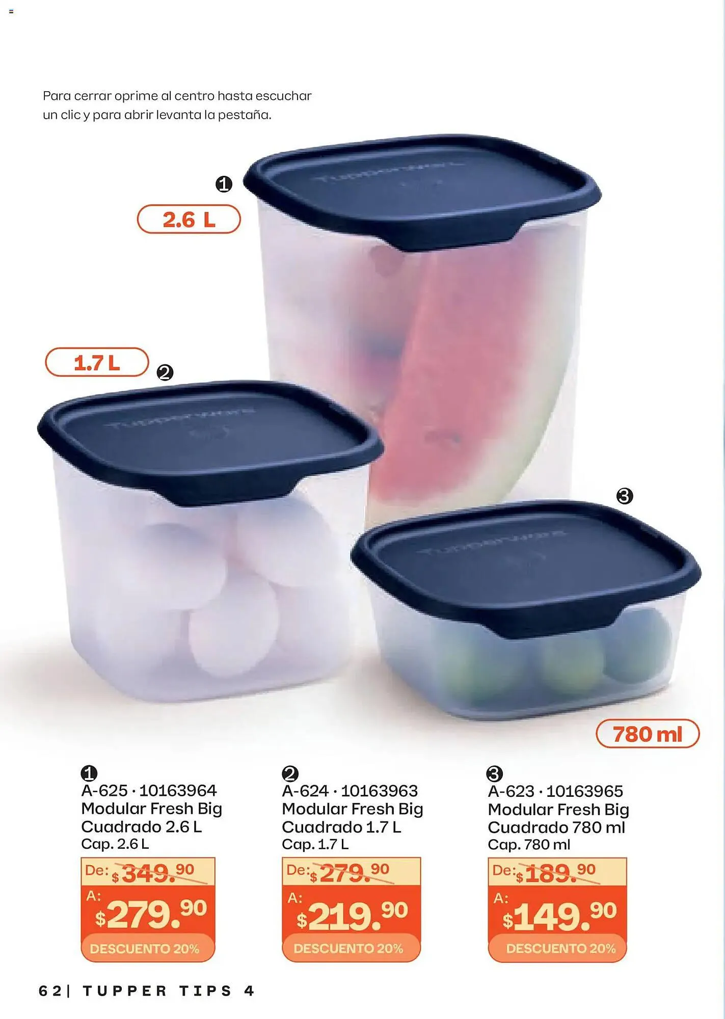 Catálogo de Catálogo Tupperware 23 de marzo al 20 de abril 2026 - Pagina 62