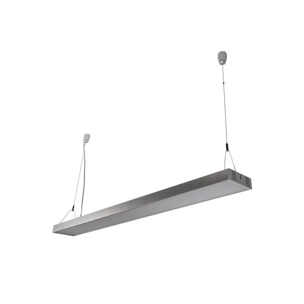 Lámpara Colgante LED Lumicentro Acabado Plata 32 W de 1 Luz