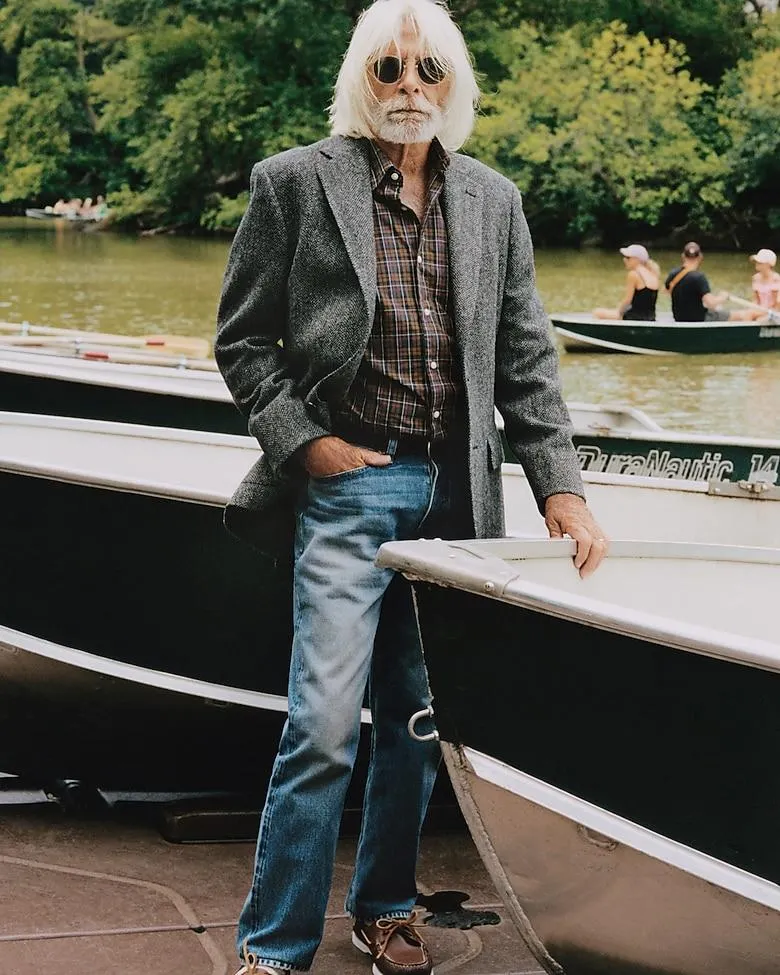 Sportcoat in English wool broken herringbone