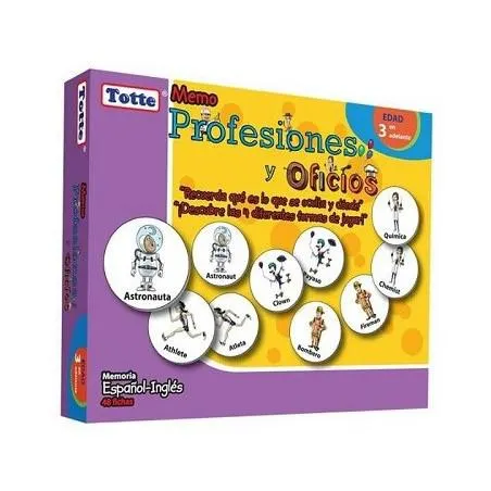 Memorama profesiones y oficios