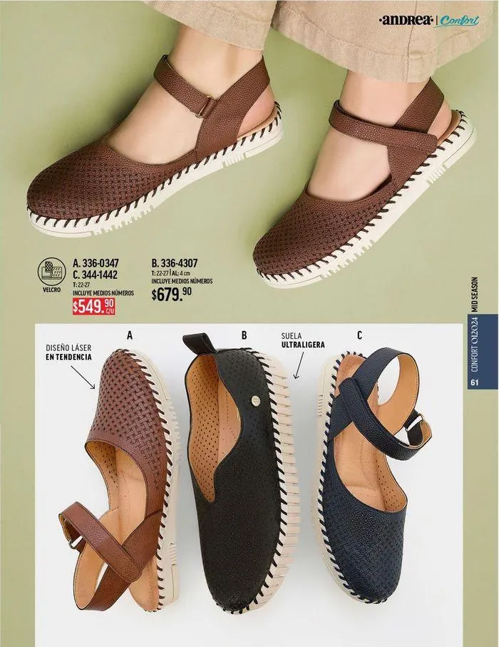 Catálogo de ANDREA - CALZADO CONFORT 26 de agosto al 25 de enero 2025 - Pagina 59