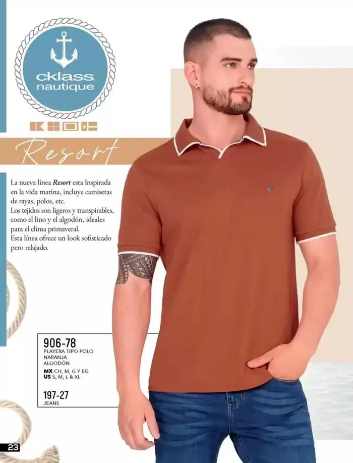 Catálogo de Catálogo Cklass Ropa Caballero Primavera Verano 2025 8 de enero al 30 de junio 2025 - Pagina 20