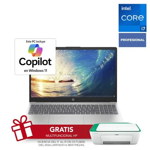 Laptop Hp 15 FD0046LA Intel Core i7 FHD 15.6 pulg. 512gb SSD 8gb RAM Plata