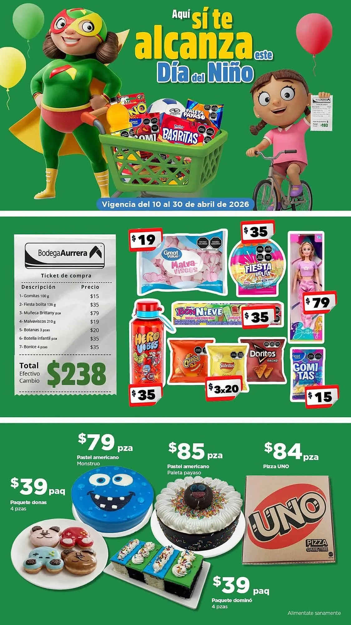 Catálogo de Folleto Bodega Aurrerá 10 de abril al 30 de abril 2026 - Pagina 1