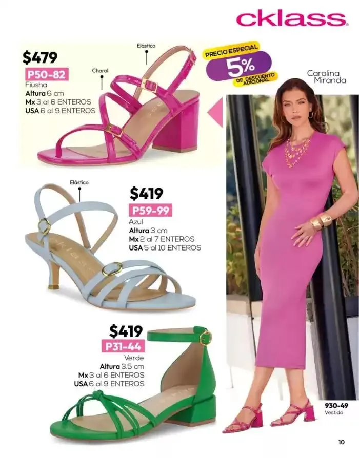 Catálogo de Catálogo Cklass Calzado Novedades de Verano 2025 México 28 de marzo al 27 de abril 2025 - Pagina 11