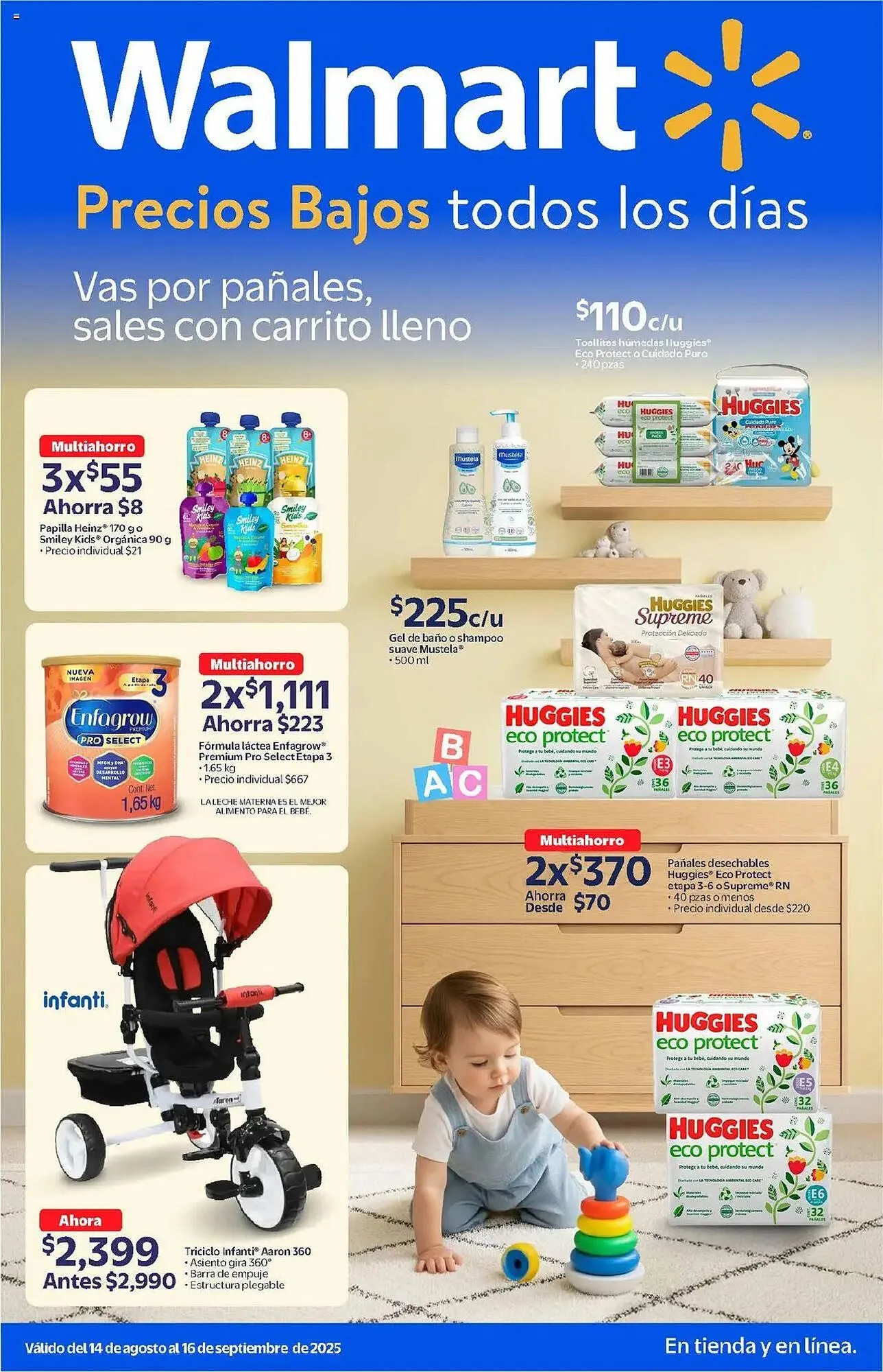 Catálogo de Catálogo Walmart 14 de agosto al 17 de septiembre 2025 - Pagina 1