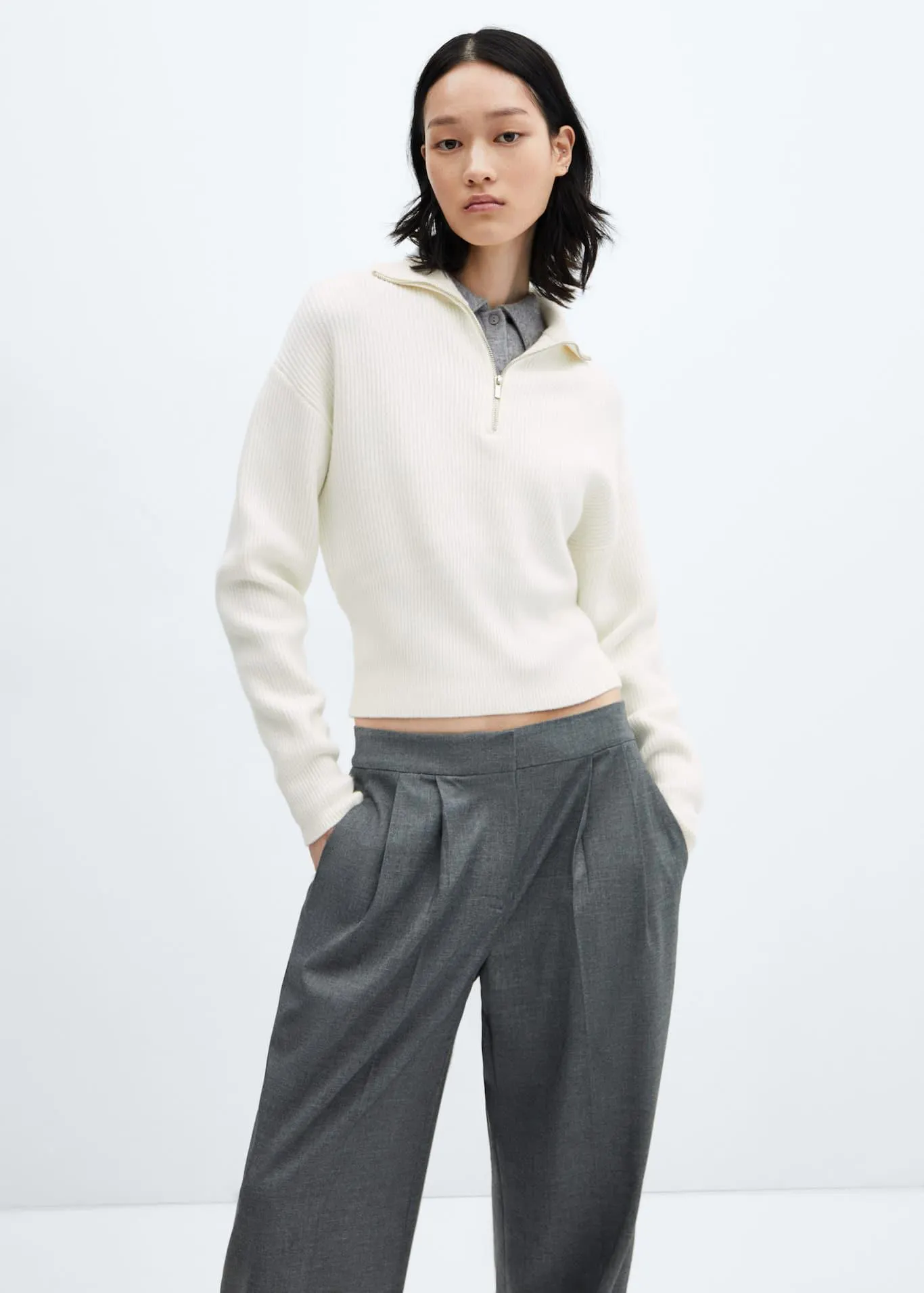 Jersey cuello cremallera