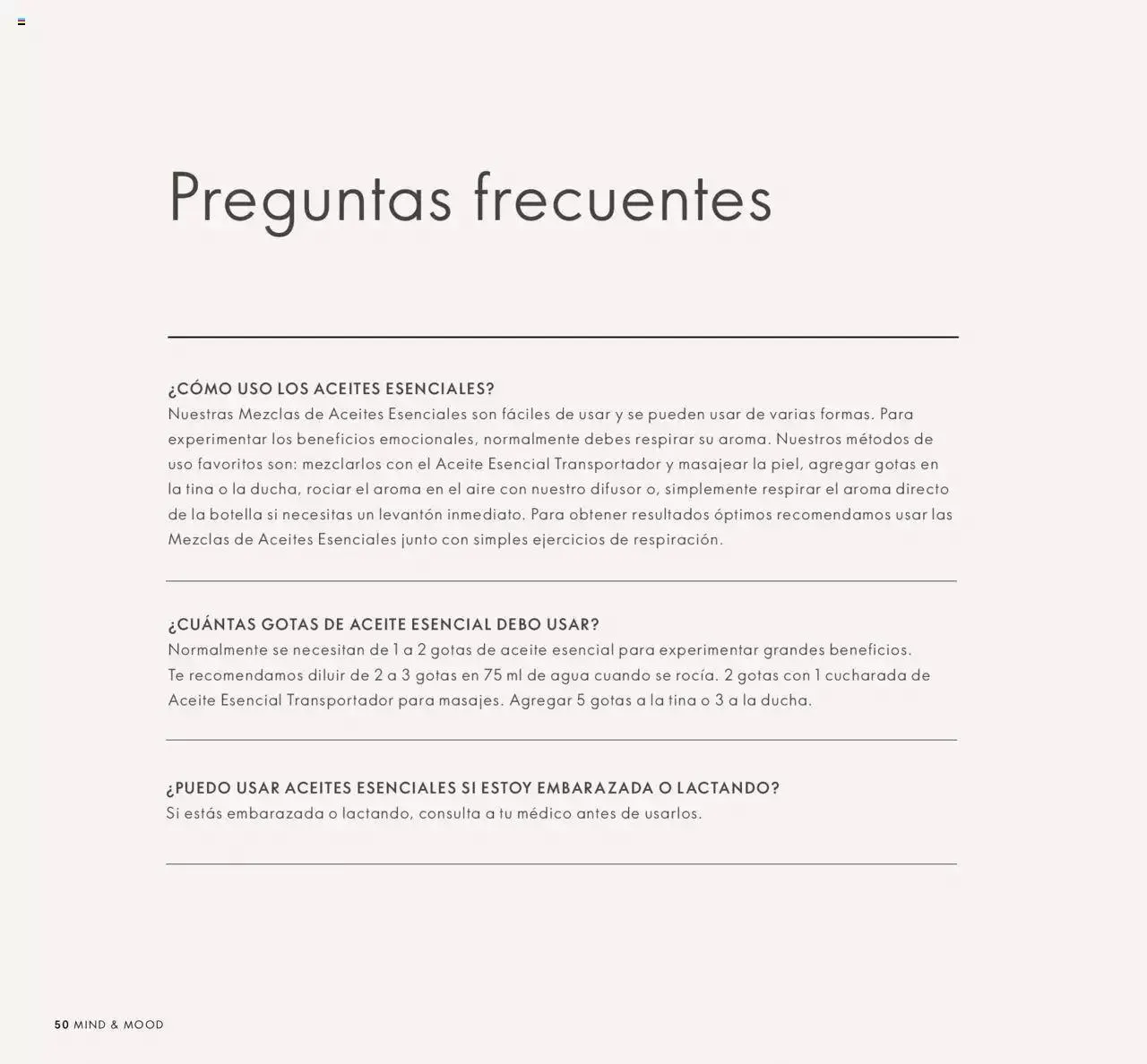 Catálogo de Oriflame - Mind and mood 1 de septiembre al 31 de diciembre 2024 - Pagina 50