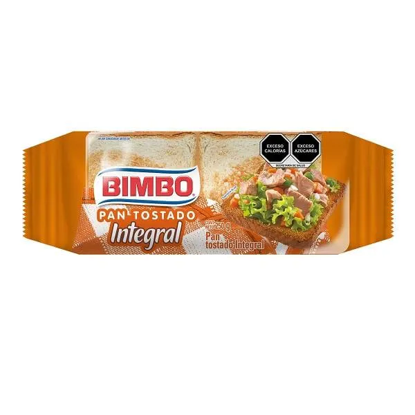 Pan tostado Bimbo integral 250 g