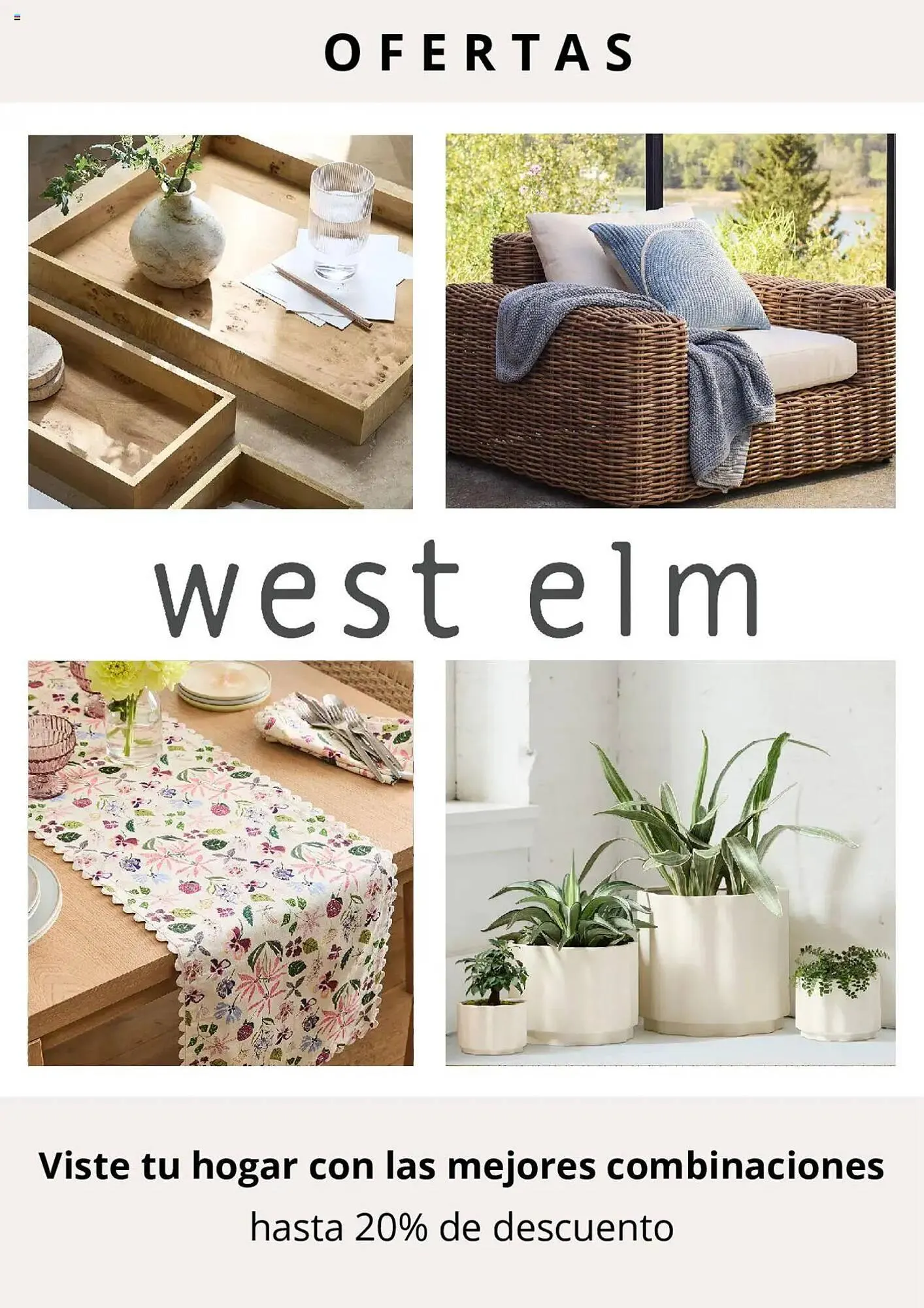 Catálogo de Catálogo West Elm 5 de junio al 4 de julio 2025 - Pagina 1