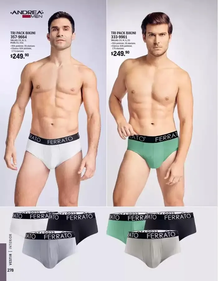 Catálogo de ANDREA - VESTIR CABALLERO 26 de agosto al 25 de enero 2025 - Pagina 110