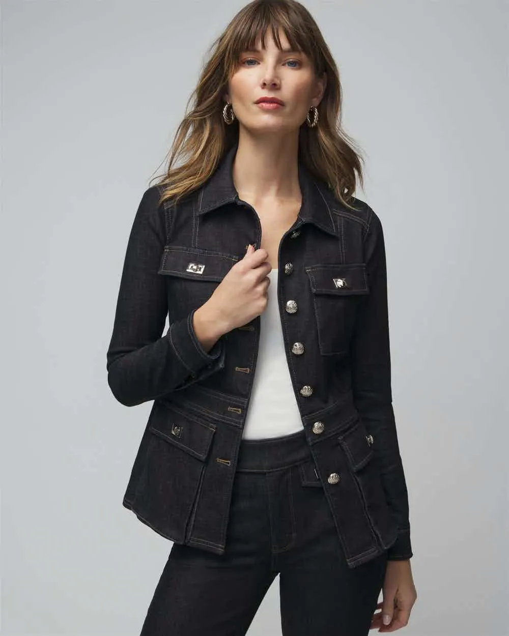 Denim Utility Jacket